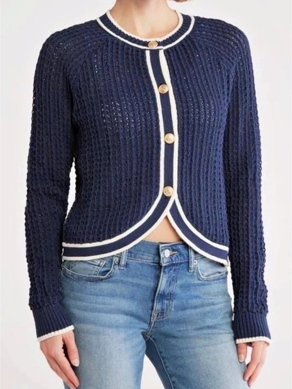 Lucky Brand Cardigan - Navy Blue